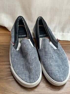 Ben Sherman Slip-on Light Blue Canvas Casual Shoes